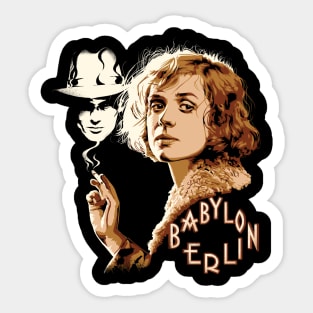 Babylon Berlin high quality art Sticker